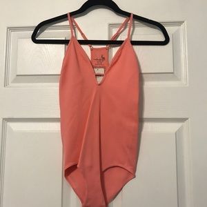 NWT Peach Free People Bodysuit
